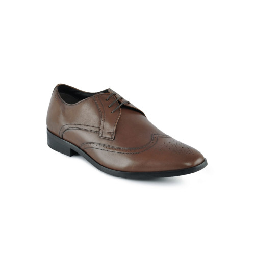 Clarks Men Leather Brown Formal Shoes