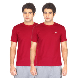 2go Active Gear USA Men Pack of Two Red Jordan T-shirt