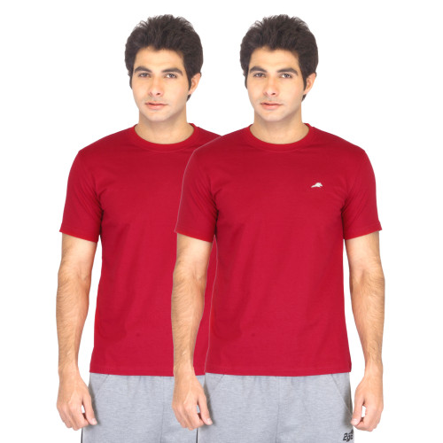 2go Active Gear USA Men Pack of Two Red Jordan T-shirt
