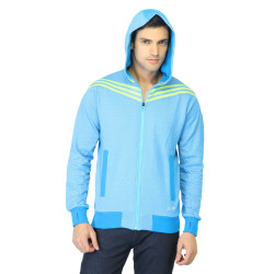 ADIDAS Men Blue Sweatshirt